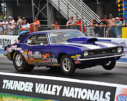 Michelle Furr at the final round of the Thunder Valley Nationals at Bristol Dragway
