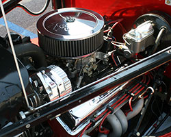 The filters work well and are easy to maintain. The hot rod, like the motorcycles, has a K&N air filter.