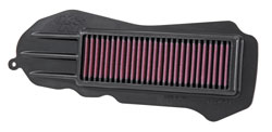 The K&N HA-0513 2013, 2014, 2015 Honda Metropolitan replacement air filter is designed to improve horsepower, acceleration and throttle response
