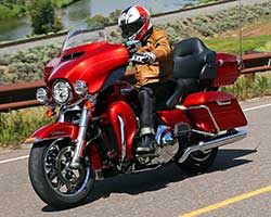 Owners of 2014 & 2015 Harley-Davidson Touring Models, including Twin-Cooled Ultra Limited models can upgrade to a made in the USA reusable air filter from K&N