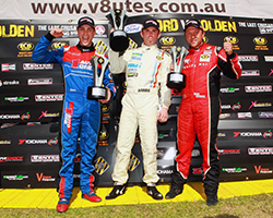 Despite the fact that Ryal Harris has had to carry the 40kg success ballast as a result of leading the championship, he and his team came away with the V8 Ute win