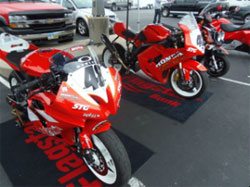 Honda East has quite a rider support program that suites Pros to Average Joes