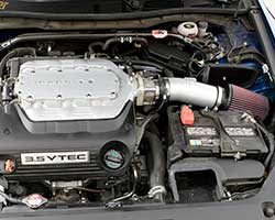 The K&N Honda Accord Performance air intake system, number 69-1210TS, for this 2008 Honda Accord 3.5L V6 is now legal for use in all 50 states