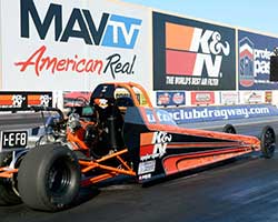 Jacob Hodges was initiated into the world of drag racing at the recent SCEDA event at Auto Club Dragway in Fontana, California