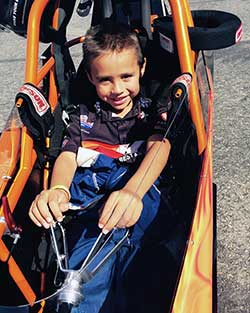 6-year-old Jacob Hodges has earned his Jr. Drag Racing license