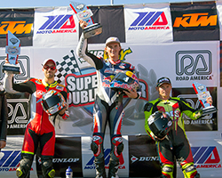Jake Gagne repeated race one's class win and secured another double victory at Road America