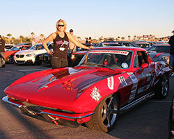 Jane Thurmond, and her 1964 Chevy Corvette named Scarlett