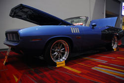 This 1971 Cuda was shown at SEMA 2012 by owner Brad Weber