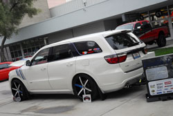 This 2012 Dodge Durango was displayed at the 2012 SEMA Show