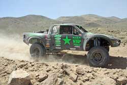 Justin Davis Racing the Team Green Army Trophy Truck