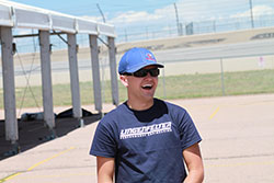 Jake was nothing but smiles after learning he the GTV class leader at Pike’s Peak.