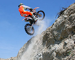 K&N is the air and oil filter sponsor of pro hill climb racer Brett Peterson of KTM Racing Malcolm Smith Motorsports