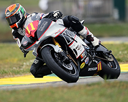 The youngest of the Wyman brothers, Cody, scored 16th and 14th at Virginia International Raceway for both MotoAmerica events