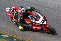 In his first full season, Luie Zendejas finished the year with one win and five podium finishes in the WERA National series in 2011.