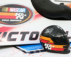 One autographed K&N Pro Series mini Bell replica helmet will be given away through K&N’s official Twitter feed twitter.com/knfilters