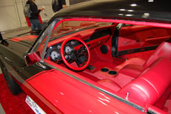 The interior was the focus on this 1968 Ford Mustang GT SEMA show vehicle