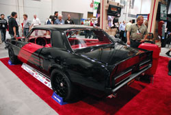 2012 SEMA attendees had nothing but great things to say about Larry Ashley's 1968 Ford Mustang