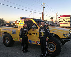 Dr. Macrae Glass races the 8000 KC HiLites/General Tire Ford 150 in Best In The Desert