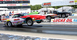Mike launching in a race at Brainerd Raceway.