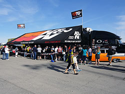 Visit the K&N truck and trailer at Las Vegas Motor Speedway to enter the K&N NHRA Horsepower Challenge