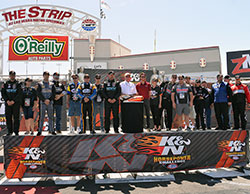 2015 NHRA K&N Horsepower Challenge was officially underway following an on-track ceremony presenting the Horsepower Challenge drivers and sweepstakes finalists