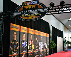 NASCAR K&N Pro Series champions Ben Rhodes and Greg Pursley honored at Touring Series Night of Champions