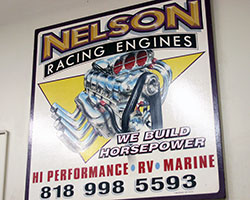Walking into the Nelson Racing Engines shop in Chatsworth, California is like a step back in time, as well as leaping into the future, where old school machinery meets computer technology