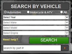 Find K&N product with Search by Vehicle tool