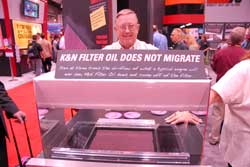 K&N's Oil Migration Stand at SEMA