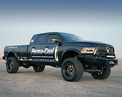 Perma-Cool Ram 2500 Mega Cab Long Bed sits 5-inches higher than stock