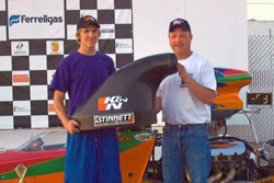 Todd Piper with his new K&N scoop.