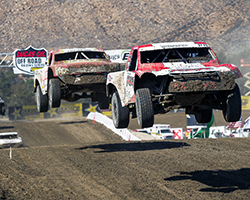 After the first lap of Pro-2 racing RJ Anderson came through in third in LOORRS Round 5