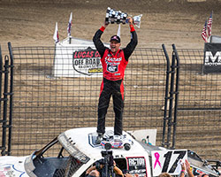 Carl Renezeder drove his K&N equipped Pro-4 truck to his third LOORRS Challenge Cup win