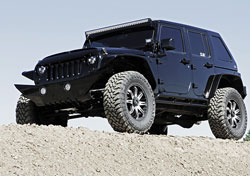 Topline Products Shows Off Black Jeep Wranger 4x4 at SEMA Show