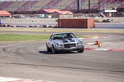 Driver Kelly Collins driving a 1970 Chevrolet Camaro