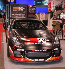 The K&N Infiniti G35 is scheduled to attend selected media events in 2010