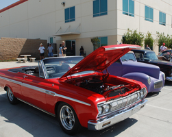 Classic cars and street rods featured in the Show and Go Car Show