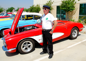 R.A Barnett and his 1958 Corvette