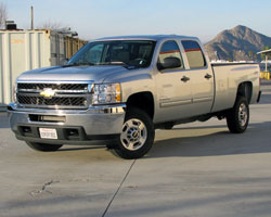 Trucks like this 2011 Chevy Silverado 2500 HD 6.6 liter Duramax Diesel V8 benefit from increased airflow and outstanding filtration