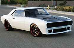 A highly customized 1967 Chevy Camaro with a twin turbo Chevy LS3 engine and built by East Bay Muscle Cars will be featured in the K&N Filters’ 2015 SEMA Show Booth #22561