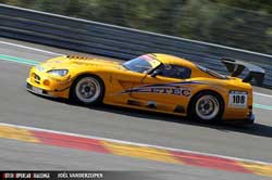 The Dodge Viper GT3, driven by Diederik Sijthoff, won both it's races at the Circuit de Spa-Francorchamps.