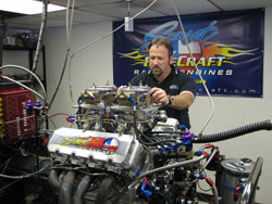 Tracy Dennis started out in the family garage, building engines and doing chassis fabrication for his father.