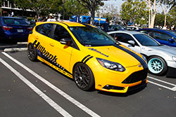 Hillbank Motor Ford Focus ST at Shutter Space Randy Higbee Gallery, Costa Mesa, California sponsored by Crooks & Castles and Super Street