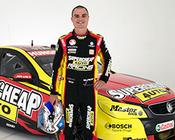 Tim Slade drives the #47 Supercheap Auto Holden Commodore carrying prominent K&N branding and equipped with K&N filters