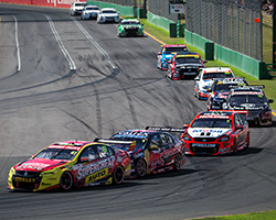 V8 Supercars is a touring car racing series in Australia originally focused on the Ford Falcon and Holden Commodore