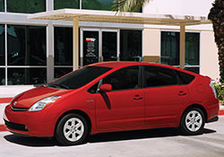 Red 2007 Toyota Prius