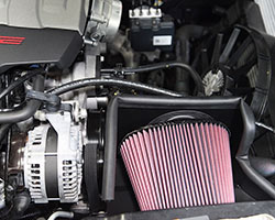Corvette Online gave their 2015 Chevy Z51 Stingray some time to cool down following the dyno passes with a K&N air filter before moving on to the complete K&N air intake system install