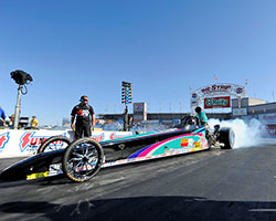 Steve Williams travels across the United States competing in NHRA divisional and national events