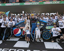 Mark Frosty Winterbottom won the first V8 Supercars title for Ford in five years