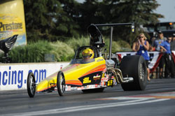 Alan Kenny recently drove his a Super Comp dragster to a 2012 NHRA Championship
